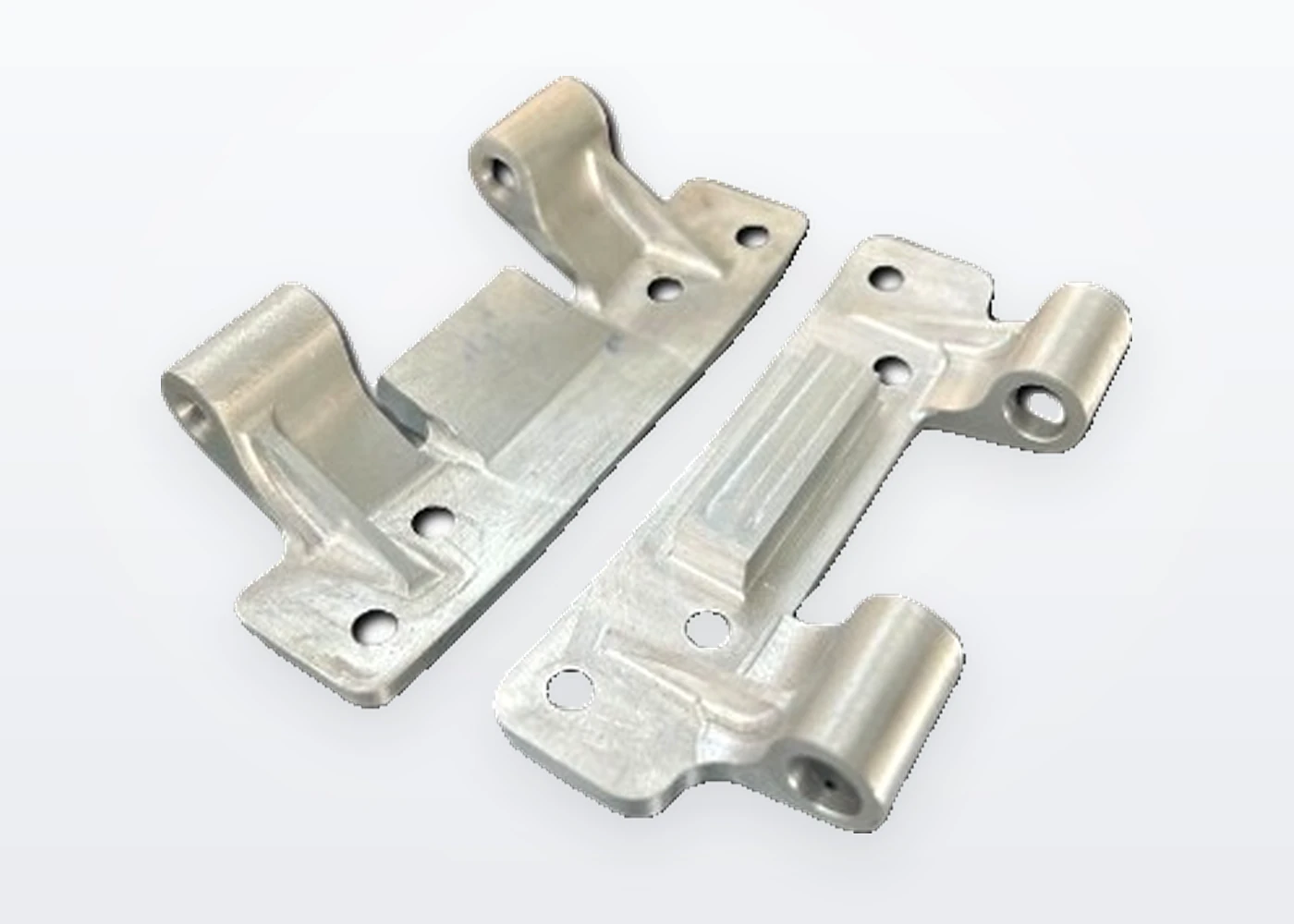 Structural clevis brackets, matched pair